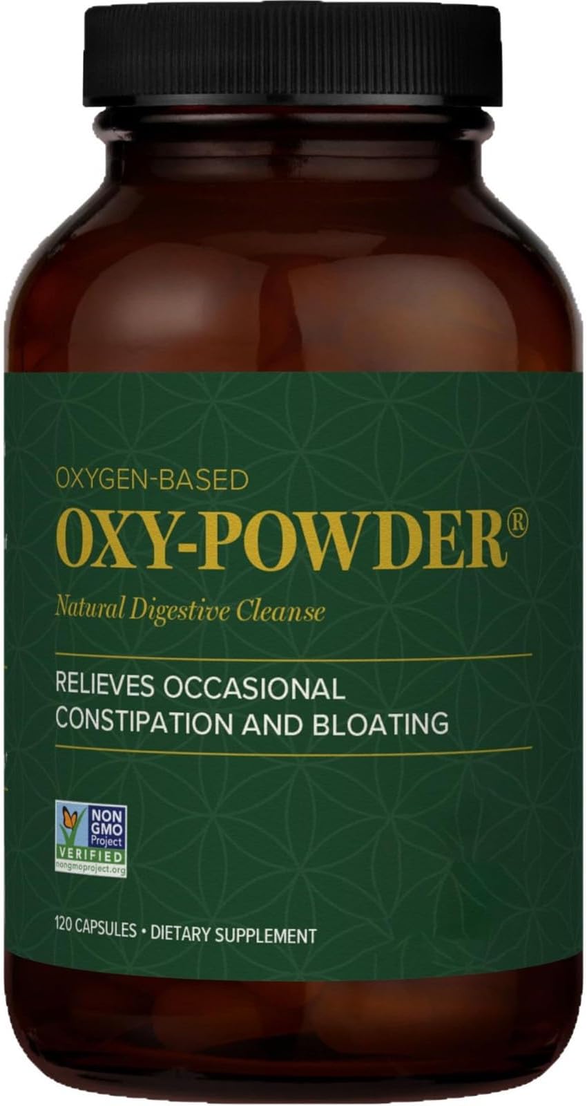 O-xy-Pōwder Oxygen-Based Natural Digestive Cleanse for Occasional Constipation and Bloating Relief – Promotes Healthy Elimination and Gut Balance – Non-GMO, Plant-Based – 120 Count