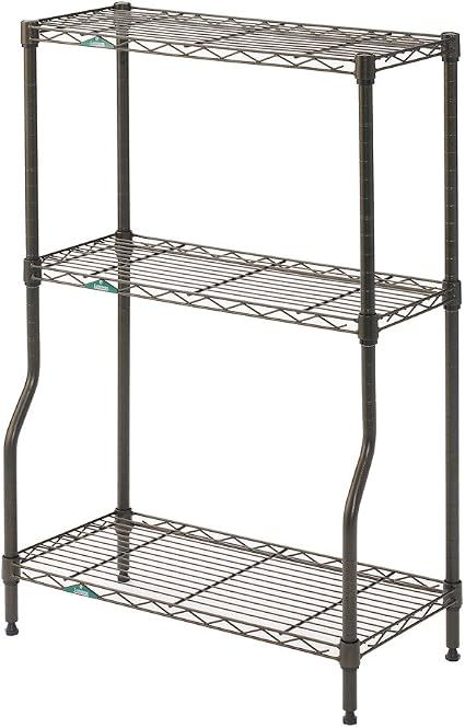 Amazon ドウシシャ ルミナス ガーデンラック ポール径19mm 屋外使用可 ガーデニング専用ラック 3段 幅59 5 奥行29 5 上部奥行24 5 高さ90 5cm Gr6090bd 3 スチールラック本体 オンライン通販