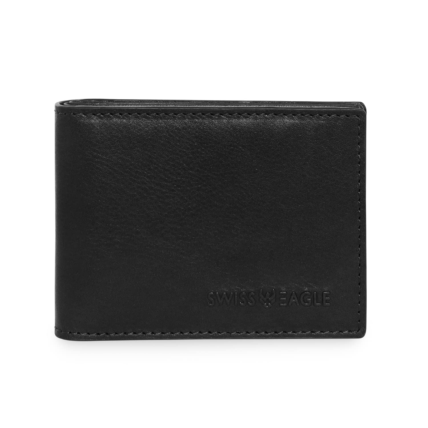 swiss eagle Leather Wallet For Men (SE1012), Black-picture-32