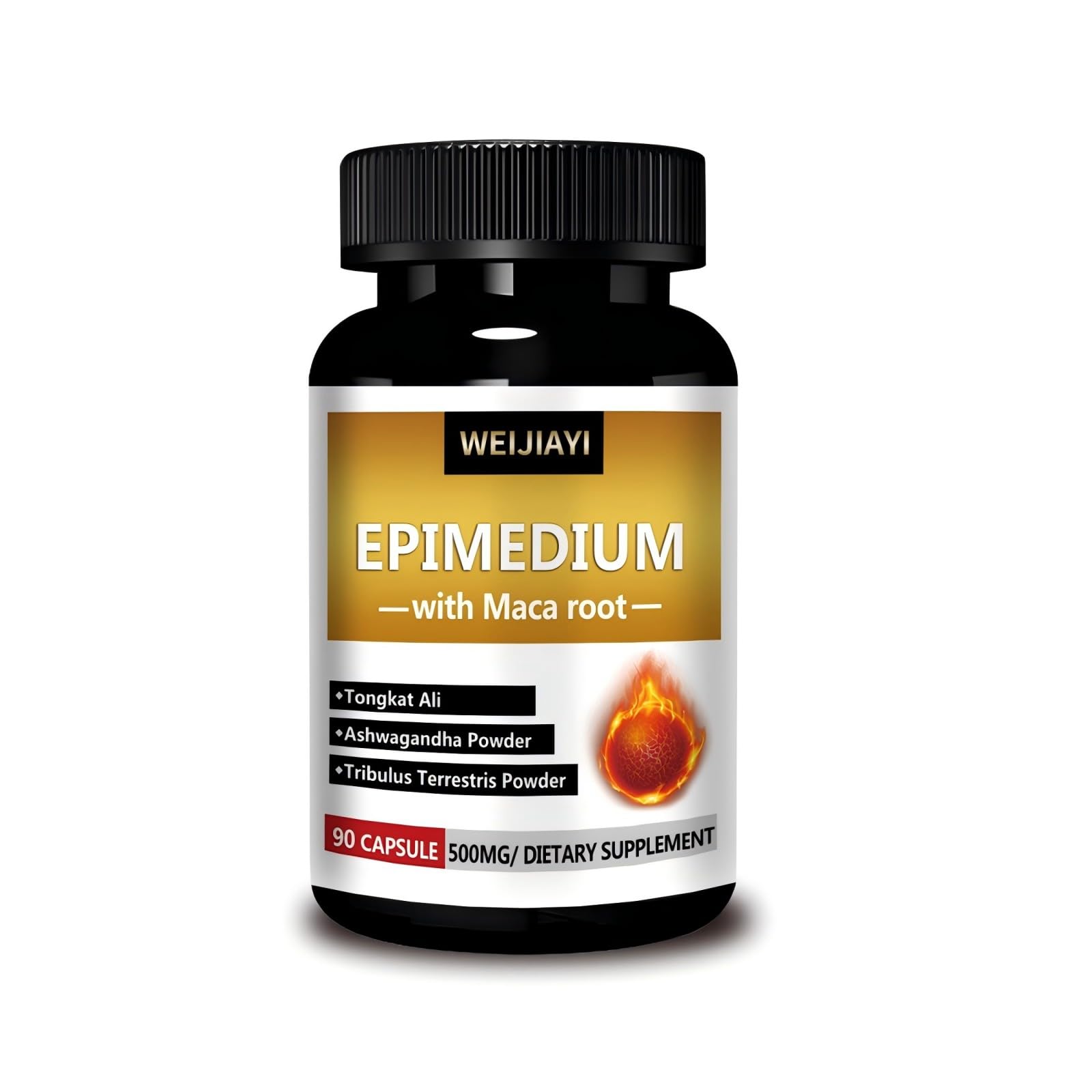 Epimedium can Enhance Male Sexual Function - Super Epimedium, containing 500 milligrams per Serving, Combined with extracts from Dongge Ali, Saw Palm, Ginseng, and Black maca Root,…