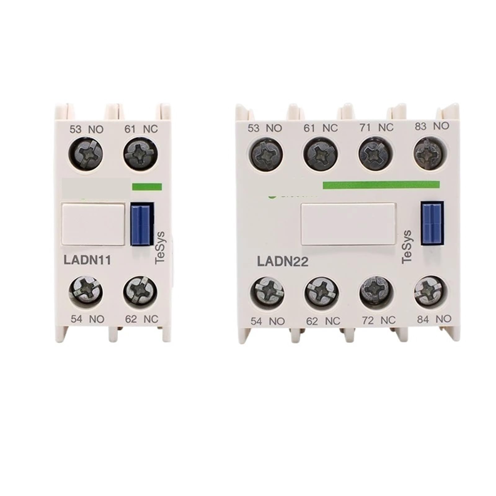 Contactor auxiliar LADN20 de montaje frontal con alta precisión de conmutación CA 4