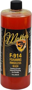 McKees 37 F-914 Foaming Rinseless Wash Powerful Rinseless & Waterless Car Wash For a Super Clean No Rinse Wash & Shine 32 oz.