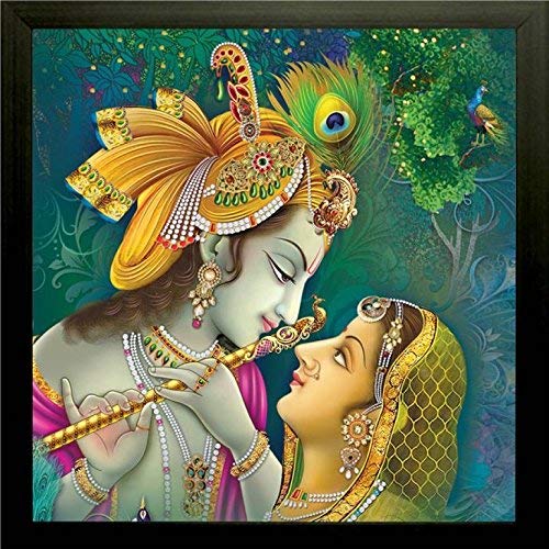 NOBILITY Radha Krishna Framed Painting