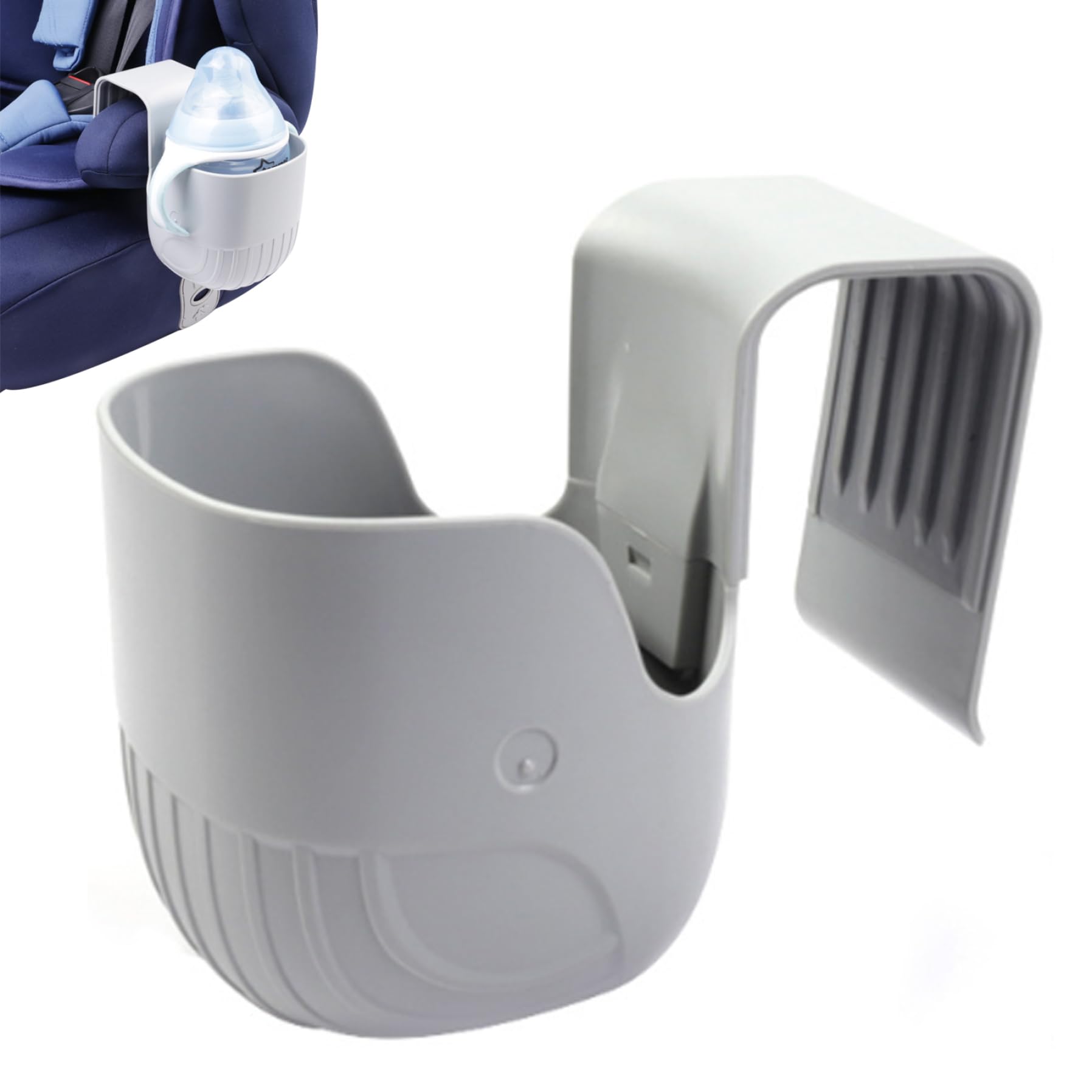 CUCUFA Car Seat Cup Holder for Child Safety Seat Non-slip ABS Elastic Hook Cup Holder Universal Multi-purpose Cup Holder for Car Seat Car Seat Cup Holder