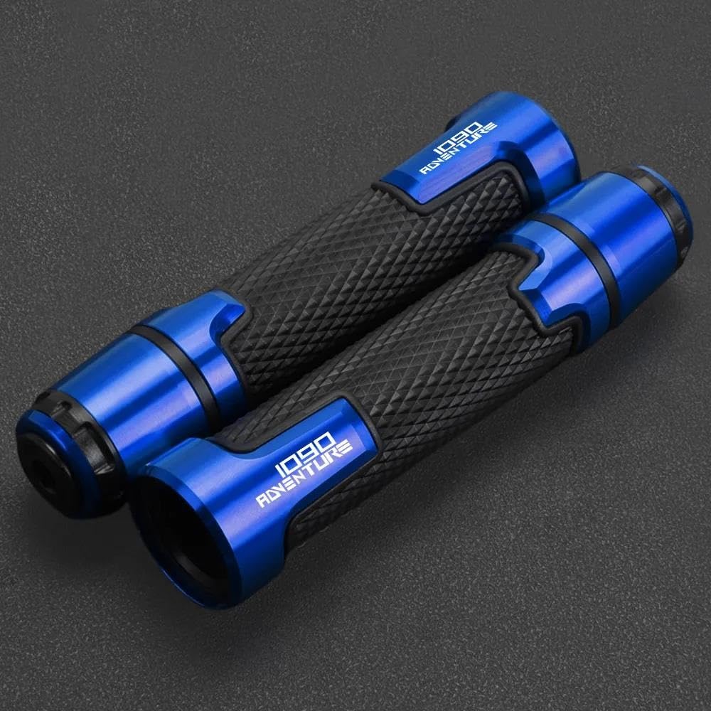 Poignée de guidon 22mm bleu embout de barre moto pour 1090 Adventure R 2019