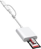 Vista 9 de Lector de tarjetas USB C a SD, adaptador de tarjeta SD BnmxTek con 3 puertos SD MicroSD USB, lector de tarjetas de memoria USBC para iPhone 15 16
