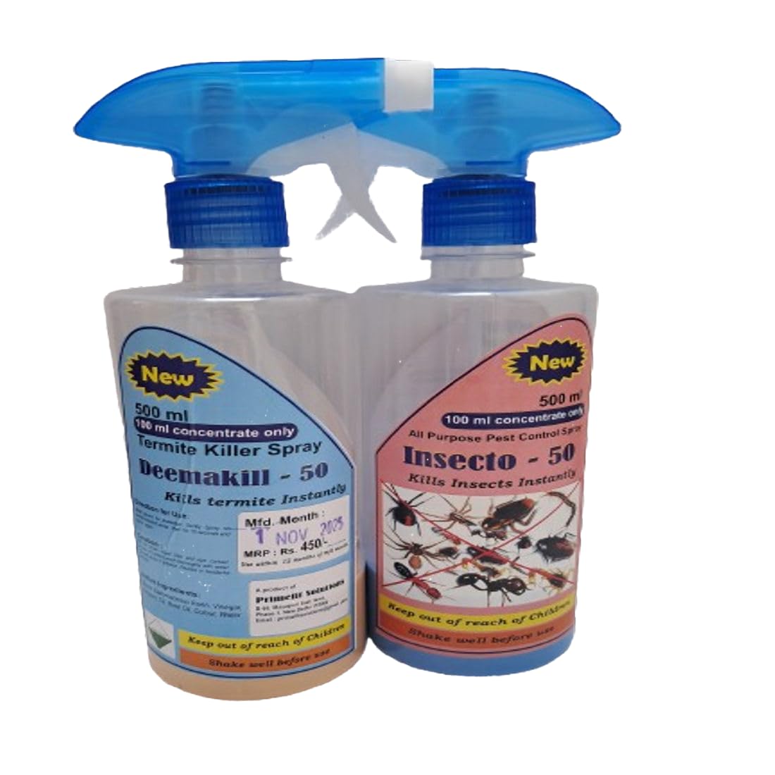 Insect killer spray | Termite killer spray | Pest control | concentrate | combo pack of 2