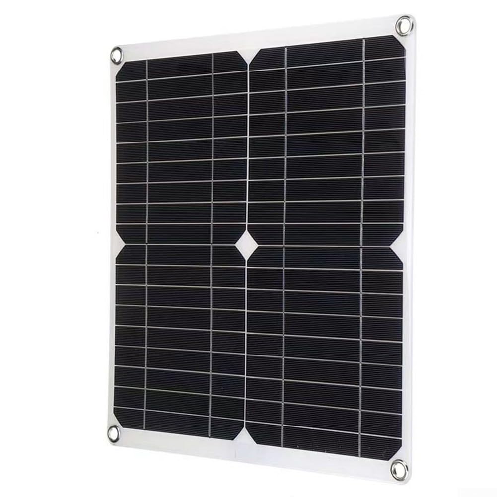 Ventola Solare Da 25W Con Batteria Integrata Per Pollaio, Serra O Capannone – 3 Modalità (continuo, Timer, Sensore) E Flusso D'aria Potente