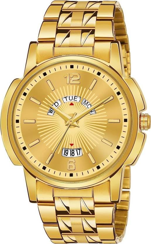 GIOMEX Original Gold Plated Day & Date Functioning for Boys Analog Watch - for Men Gmxgr-1 (B0CM3W16KP) Amazon Price History, Amazon Price Tracker