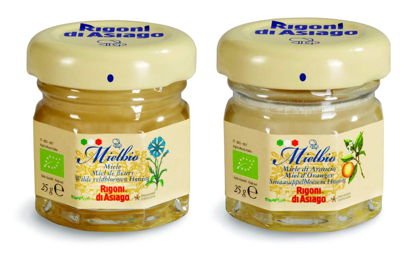 Rigoni di Asiago - Confitures Fiordifrutta BIO + 2 arômes MielBio + Noisette