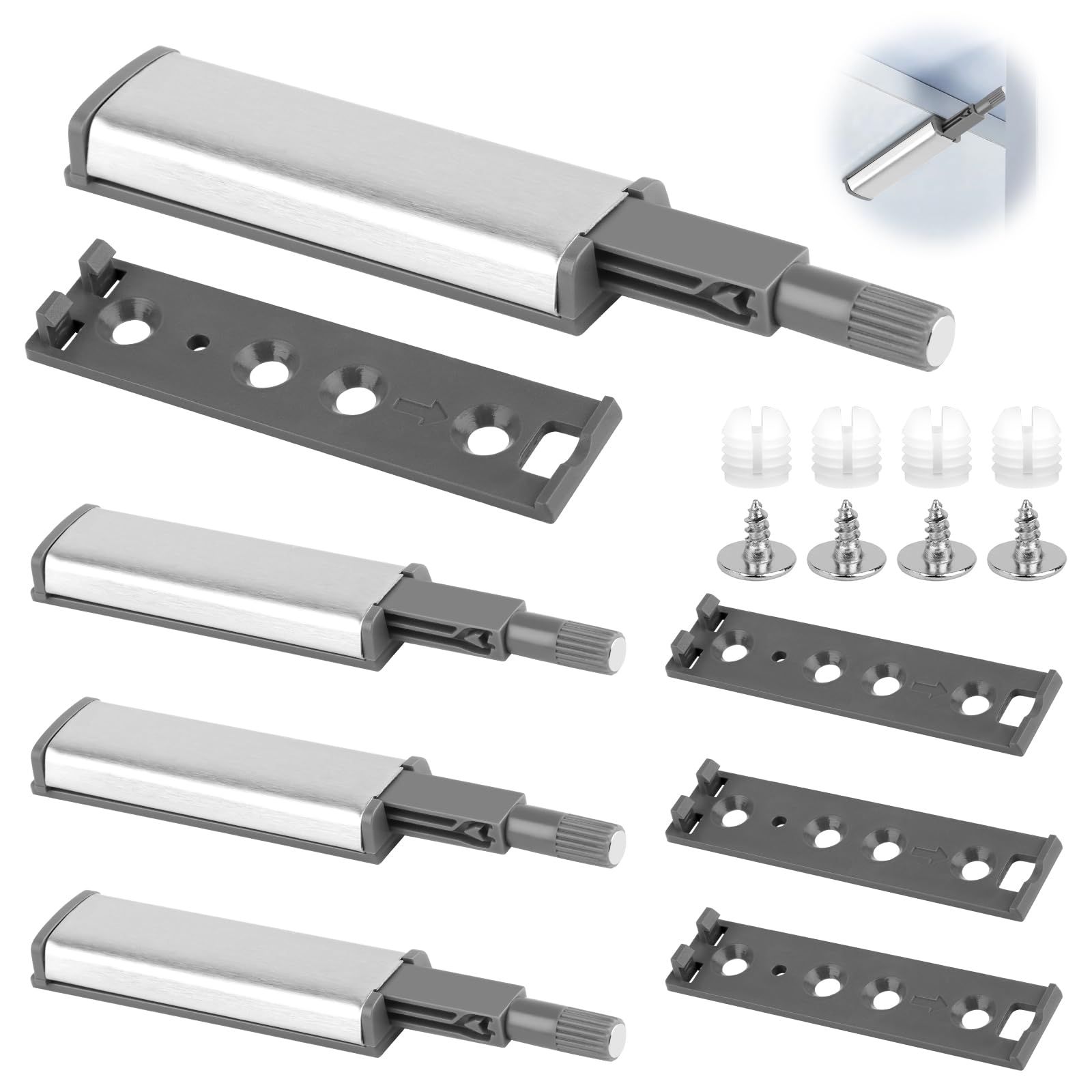 Meccanismo Push Pull Per Ante - Apertura A Pressione Magnetica Per Mobili Cucina - Foto 8