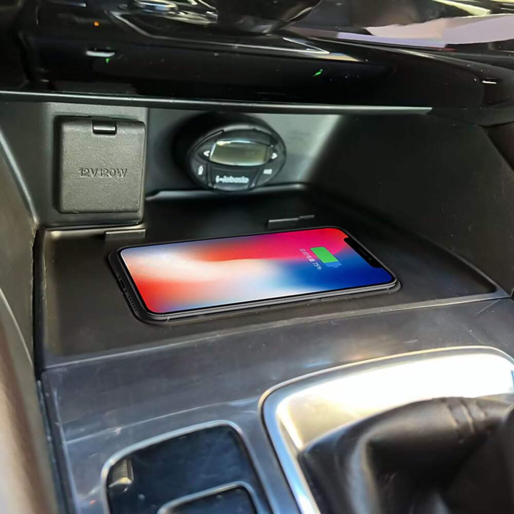 Chargeur sans fil de voiture adapté for Mazda 6 ATENZA 2014 – 2018, support de téléphone, accessoires de Charge rapide, plaque de Charge Mobile, intérieur