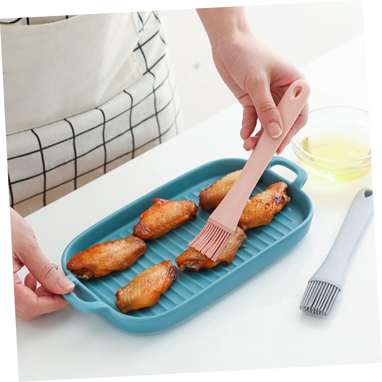 Toddmomy 9stücke Teiliges Silikon Backpinsel Hitzebeständige Küchenbürsten Für Bbq Grill Und Backen Lebensmittelechtes Material Bequemes Design Für Outdoor-feste Und Picknicks