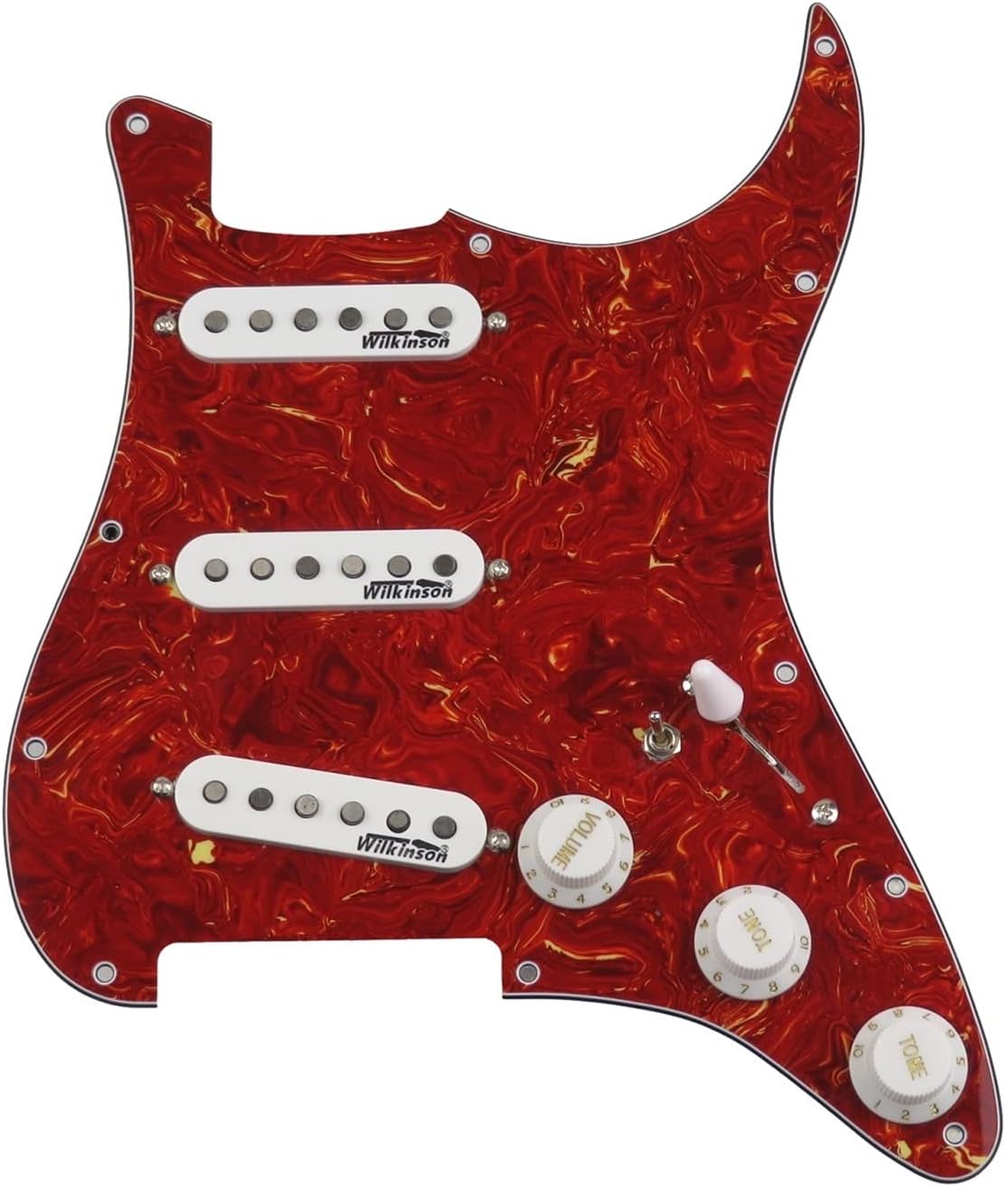 Wilkinson Ceramic Humbucker Pickups - PAF Style For Les Paul SG Guitar Chrome