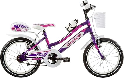 Bicicletta bambina Mountain bike Lincy 16 Casadei - VIOLA - FUXIA : Amazon.it:  Sport e tempo libero