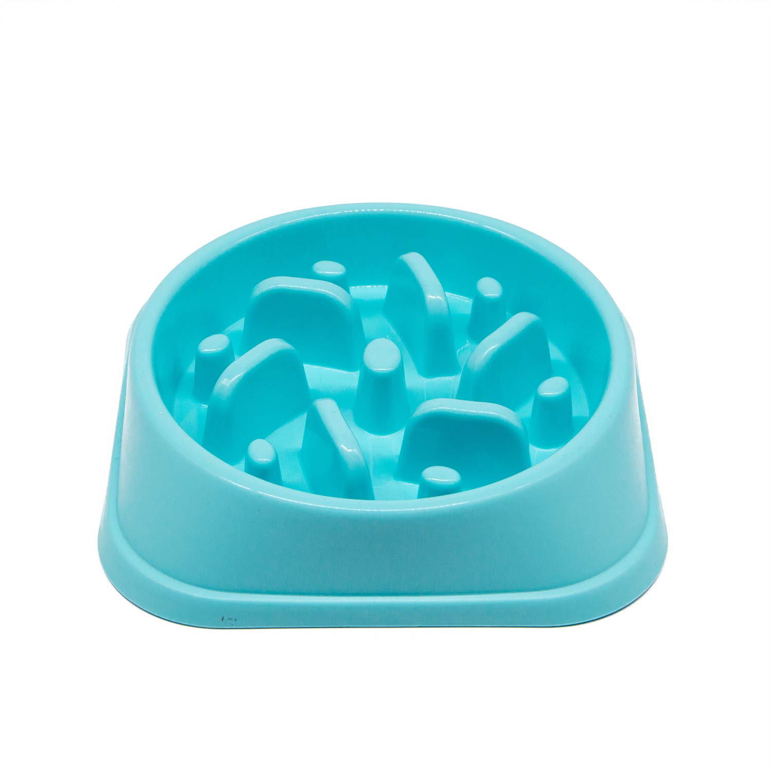 YunjiadodoDog Slow Feeder Bowl Preventing Choking, Interactive Slow Eating Food Water Bowls for Pet Top Diameter: 18.5CM