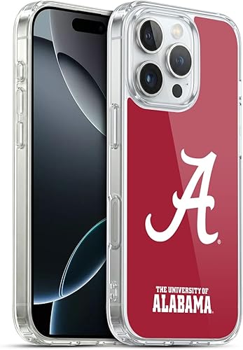 Miniatura 359 de Head Case Designs Funda de gel con logotipo oficial de la Universidad de Alabama UA [protección de grado militar] compatible con Apple iPhone 11