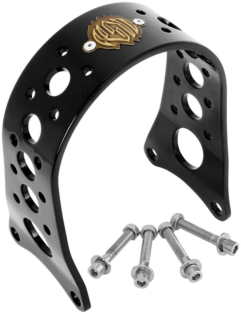 Roland Sands DesignTracker Narrow Black Powdercoat Fork Brace for Harley David - One Size