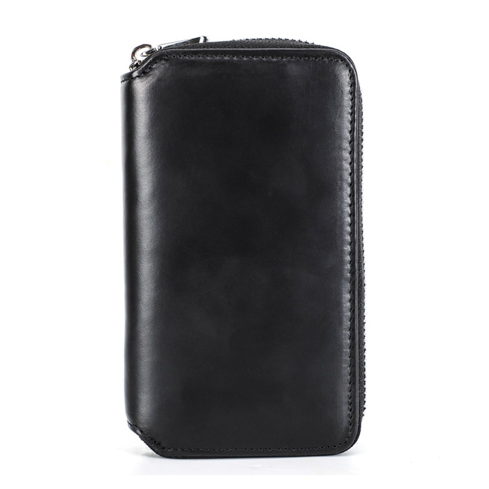 YWLUUOO Portable Genuine Leather Two Slot Watch Pouch Storage Bag Watch Travel Case Organizer for Men and Women Unisex Ornament Portable Bag