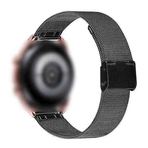 FitTurn Compatible with Amazfit Bip 6/Amazfit Bip 5/Amazfit Bip5 Unity/Amazfit Balance Smart Watch Band Replacement Stainless Steel Strap for Amazfit GTR4/GTR 3Pro/GTR 3/GTR2 (Black+Silver)