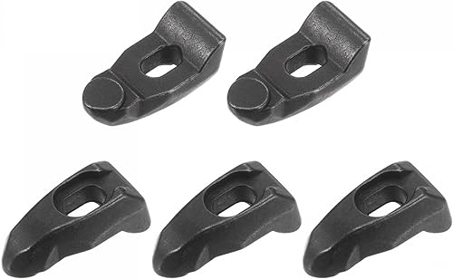 uxcell CBN - Placa de acero de alto carbono, placa de presión con abrazadera de dedo, apta para herramienta de torneado de torno CNC, 5 unidades