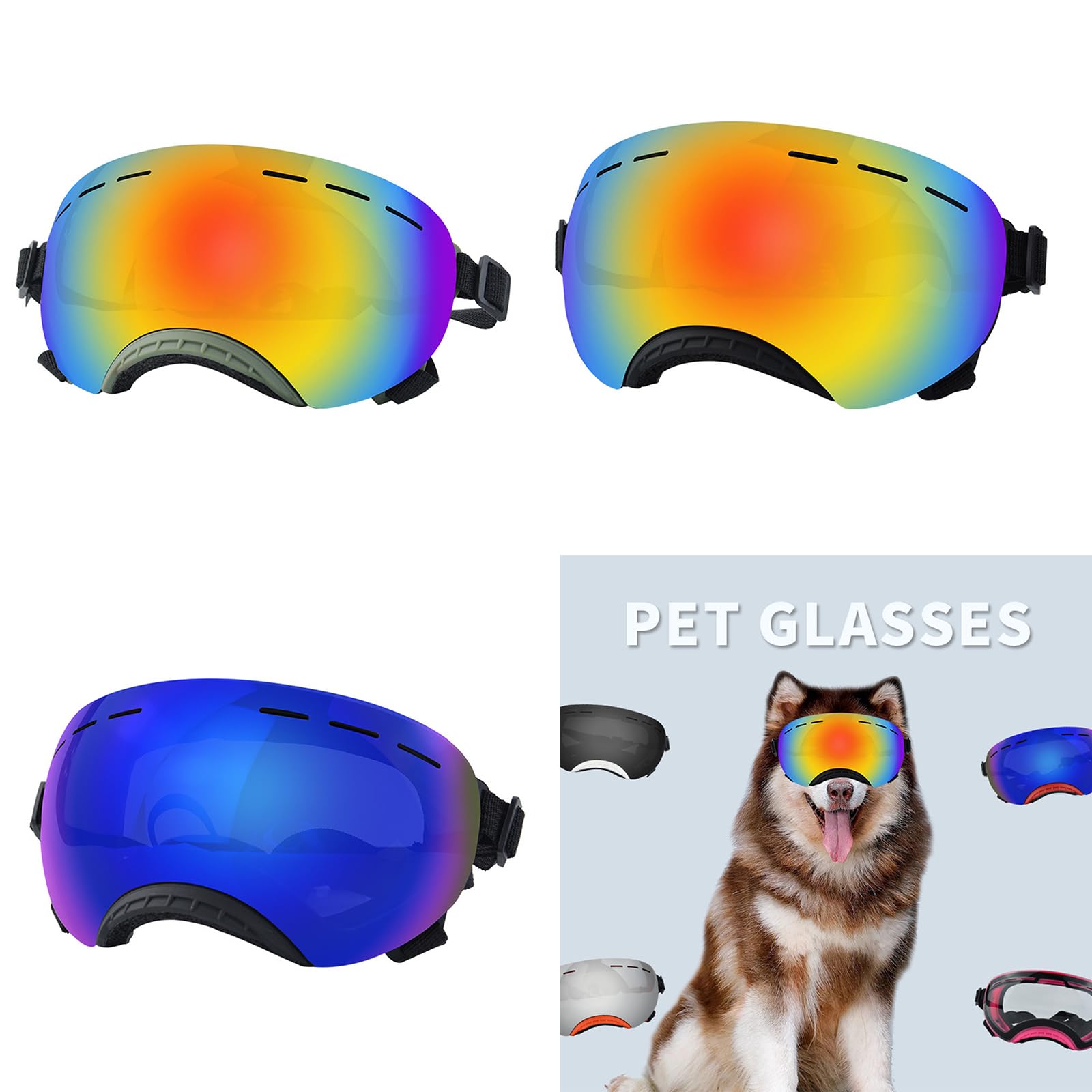 Sunglasses for Dogs Lovely Pet Small Dog Glasses Pet Product for Kitten Rabbit Sunglasses for Pet Photography Pet Goggles for Small Dogs Pet Goggles for Large Dogs Pet Goggles for Dog