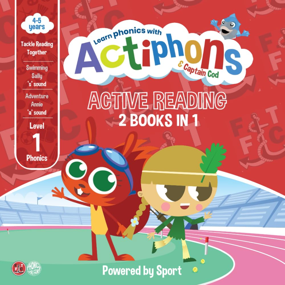 Actiphons Level 1: Captain Cod Presents Swimming Sally and Adventure Annie – Fun Phonics Stories for Active Early Readers: Active Reading adventures ... Actiphons Friends- Reading Book Collection)