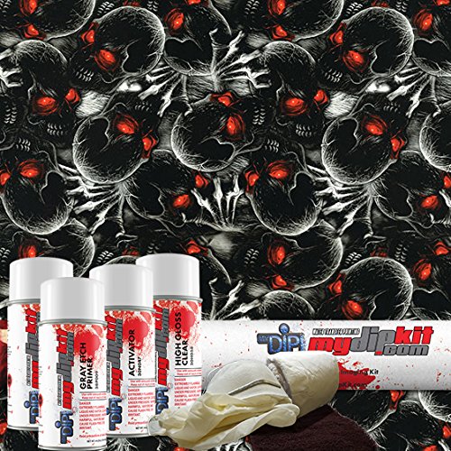Hydrographics Film Kit - MyDipKit - Water Transfer Printing – Red Creeper - DD-964