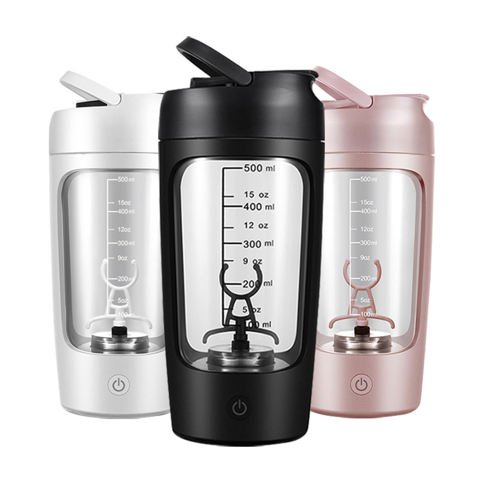 Shaker elettrico con scomparto in polvere 650ml Shaker Protein Shake ricaricabile Protein Mixer Shaker Proteine Shake Proteine Shake
