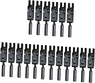 ERINGOGO 18 Peças Ponte Sela Guitarra Ponte Acessórios De Instrumento Musical Ponte Bindle Para Guitarra Guitarra De Seis Cordas Sela Ponte Acessórios De Guitarra Metal Banqiao Guitarra