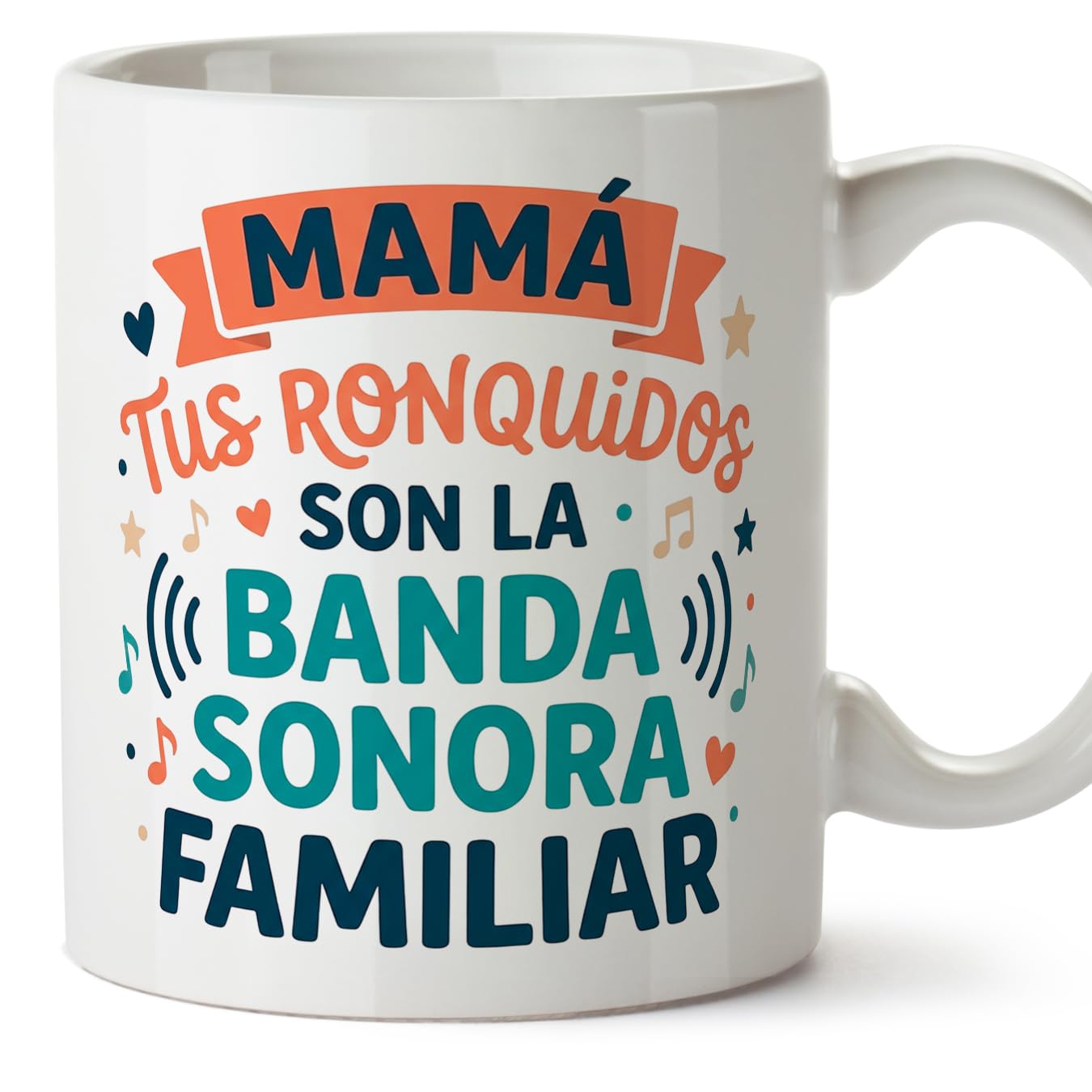 MUGFFINS Taza mamá con frase Para el mundo eres una madre pero para la familia eres el mundo en Español | regalo madre | 330 Ml 11 oz | Idea original para regalar | progenitores v1 — view 13