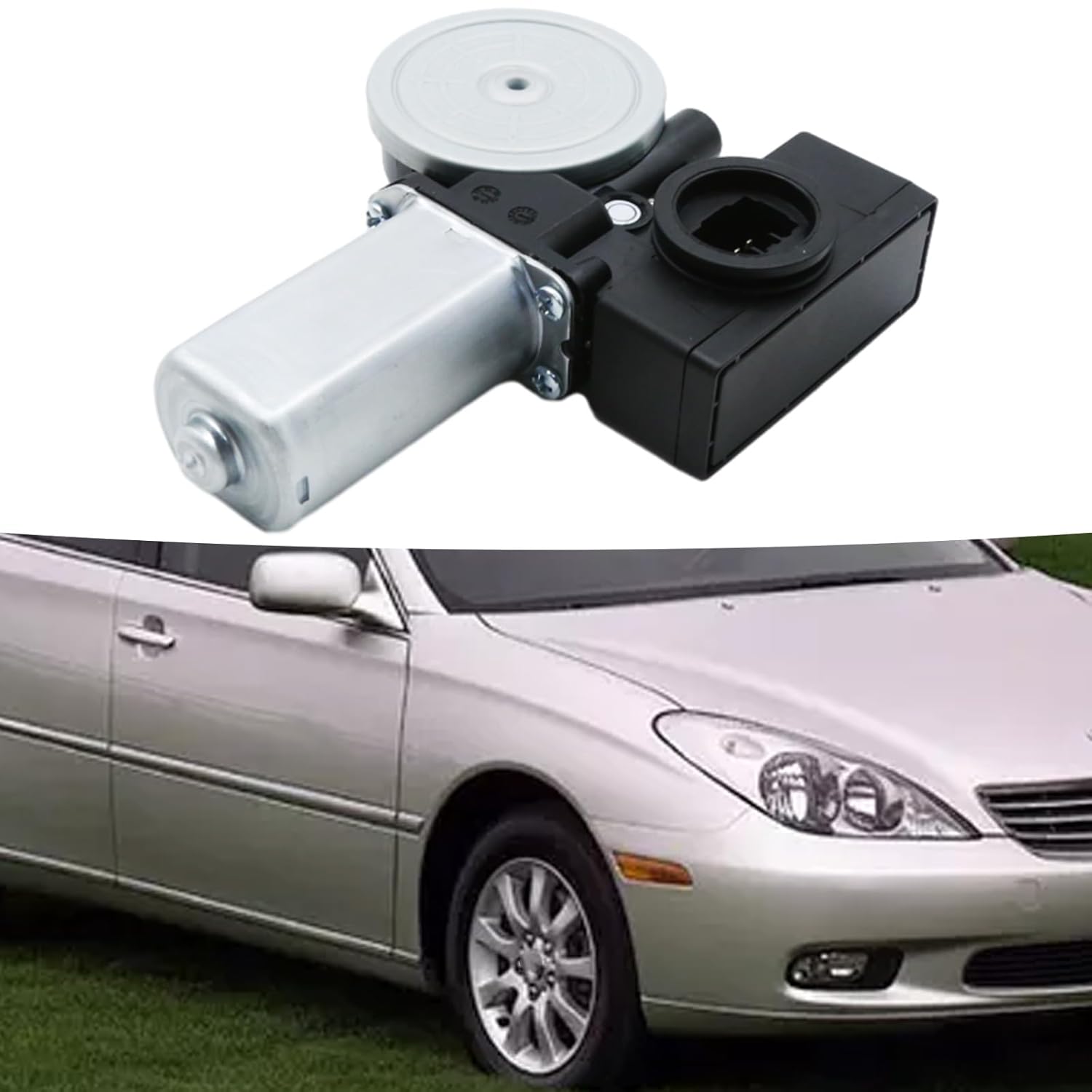 85710-33150 Power Window Motor, Rear Left Side Window Lift Motor, Replacement for Lexus ES300 2002-2003, Lexus ES330 2004-2006, Replaces 8571033150 (Left)