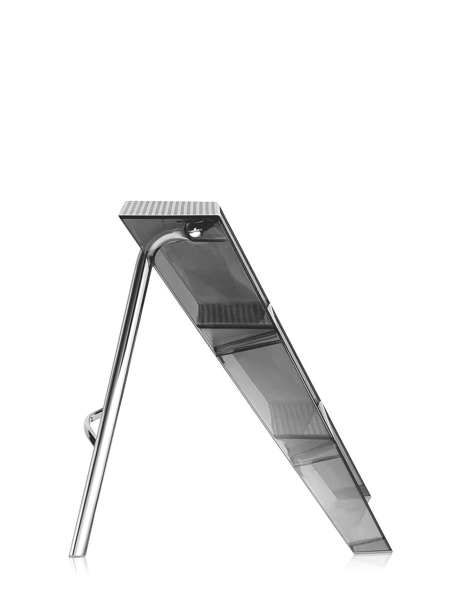 Kartell Upper, Échelle Pliable, H 60 cm, Fumé