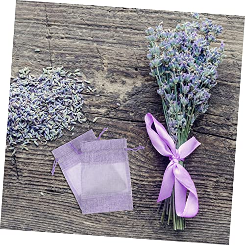 Bolsitas de tela de lavanda de cedro Healifty 10 pzas miniatura 6