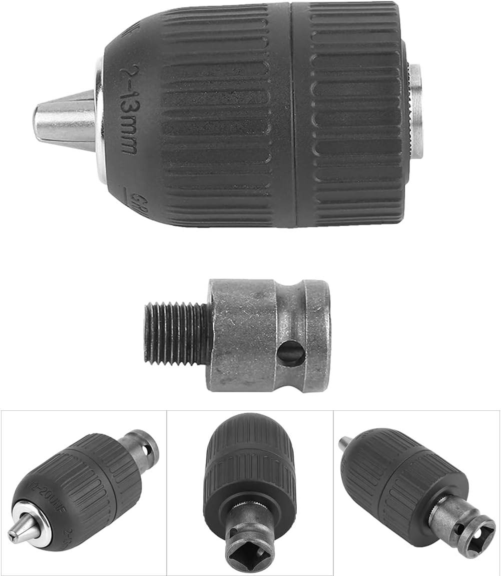 213mm Drill Chuck,1/220UNF Keyless Drill Chuck Conversion Tool with 1