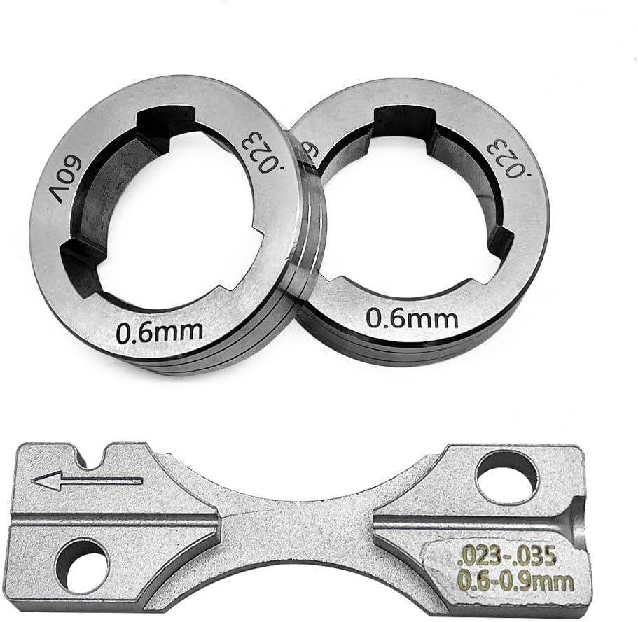 Drive Roll Kit Replacement V-Groove .023-.030, Fit for Lincoln Power MIG 216 255XT 350MP LN-15 Power Feed LF-72 LN-25 PRO LN-25 PRO Dual Power Solid Wire, Replace KP1696-030S