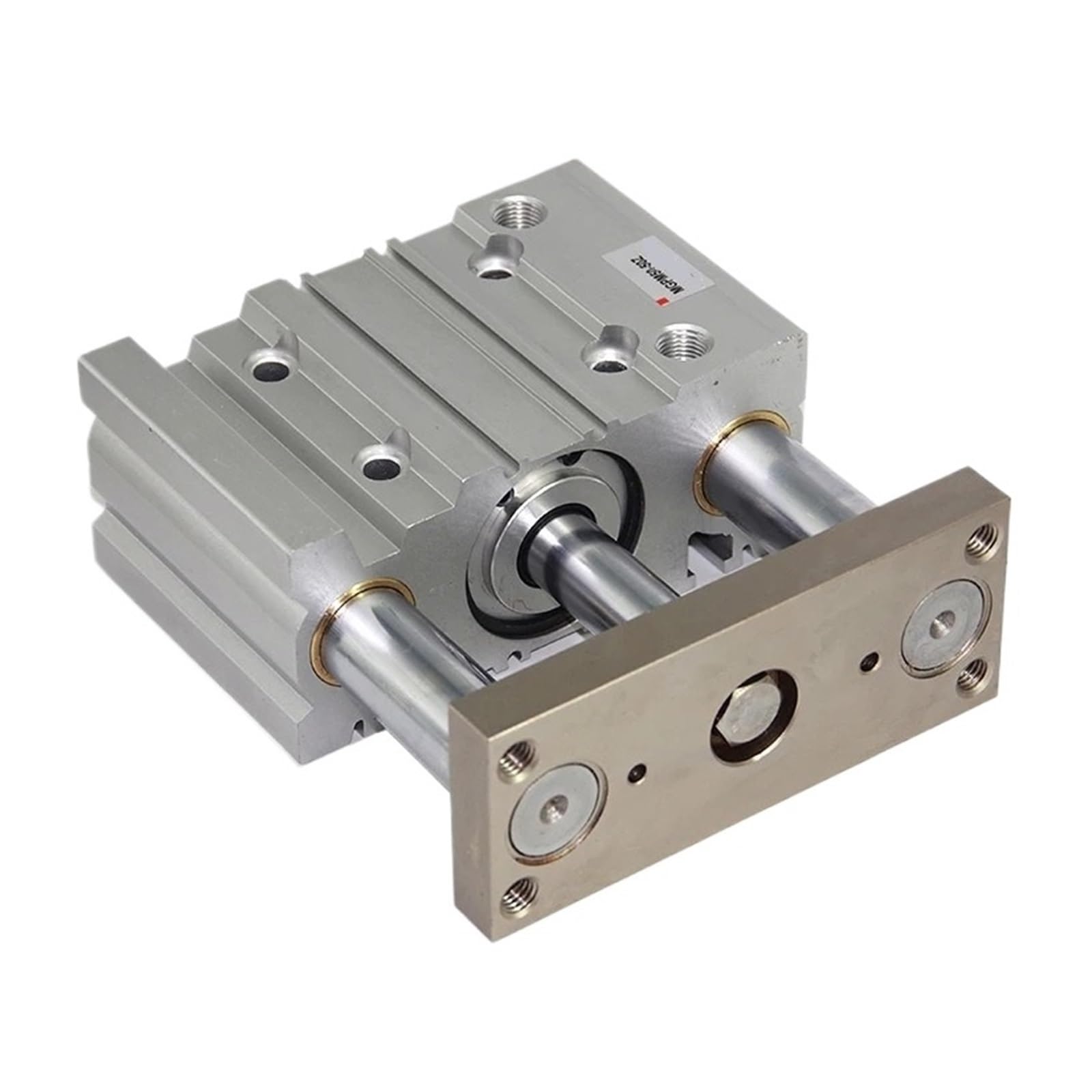 Cilindro neumático TCM16 de triple varilla ideal para líneas de montaje rápido