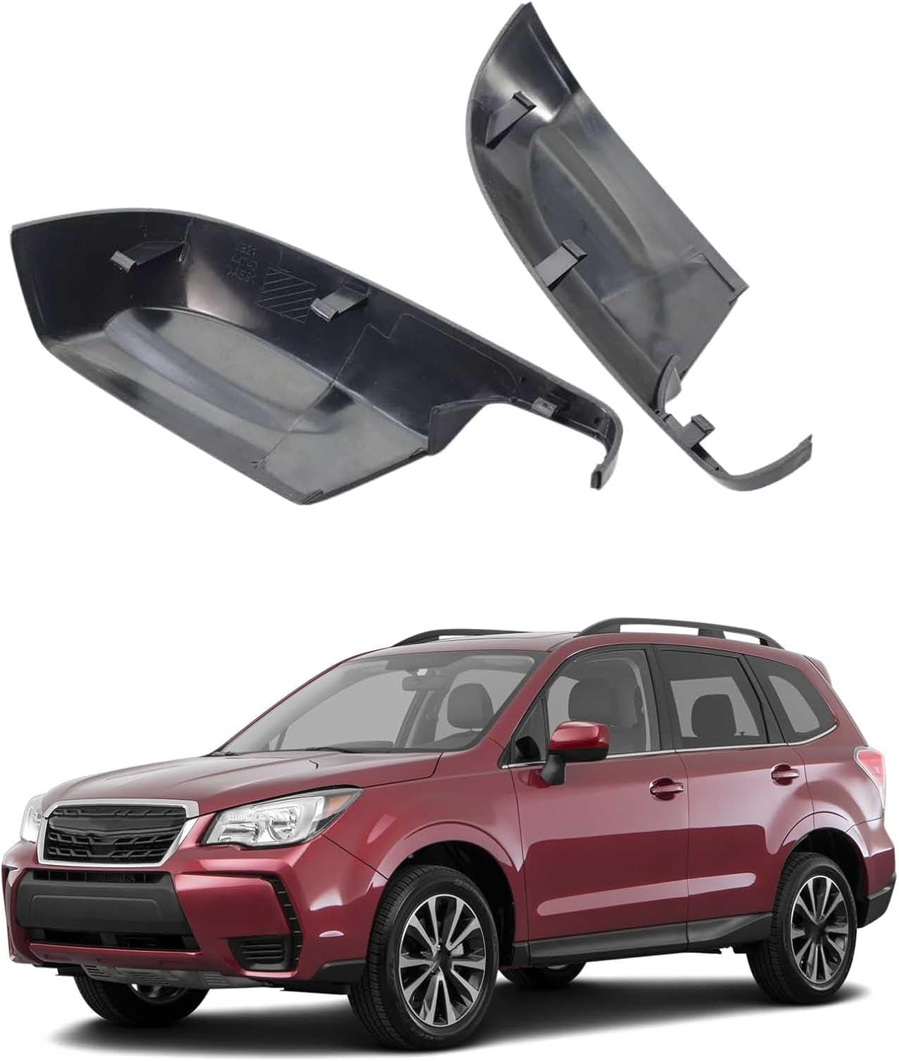XJPGHA Wing Mirror Covers Caps for Subaru Forester 2014-2018, Sturdy Durable Cover Housing Door Mirror Vehicle Accessory Rearview Side Covers