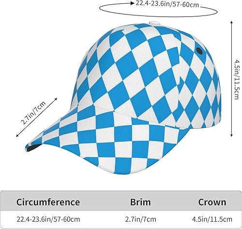 Miniatura 3 de SZDIZOWE Gorra de béisbol ajustable de poliéster con ala curvada para el Oktoberfest de Baviera, para hombres y mujeres, Bandera del Oktoberfest de