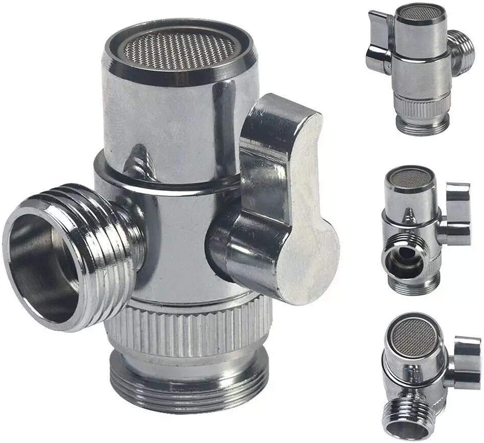 Bathroom Faucet Valve Diverter Sink Water Tap，Faucet Splitter Adapter Home Kitchen Accessories
