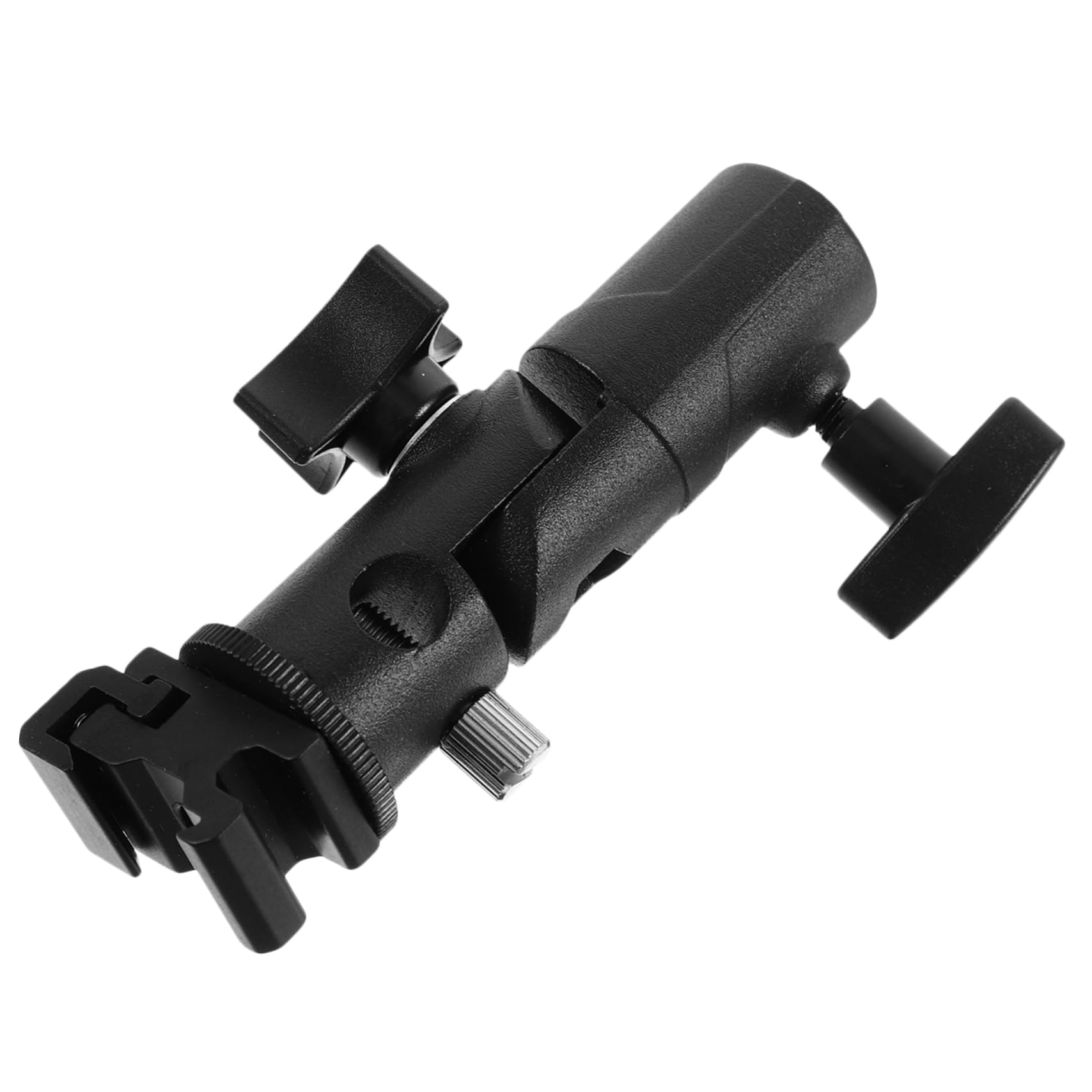 HOMOCONO Umbrella Stand Base Dogital Camera Umbrella Swivel Holder Umbrella Shoe Holder Flash Holder for Light Stand Camera Stand Multipurpose Umbrella Bracket Black Aluminum Metal &