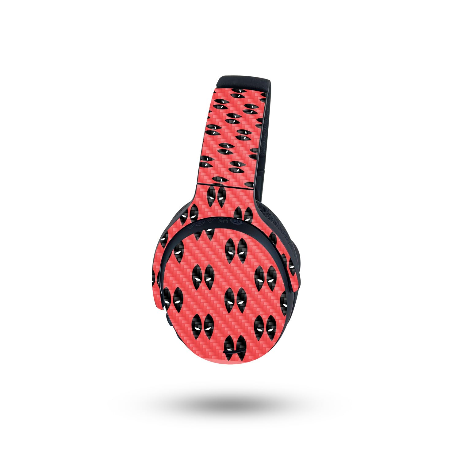 MightySkins Carbon Fiber Skin Compatible with Skullcandy Crusher ANC 2 - Dead Eyes Pool | Protective, Durable Textured Carbon Fiber Finish | Easy to Apply