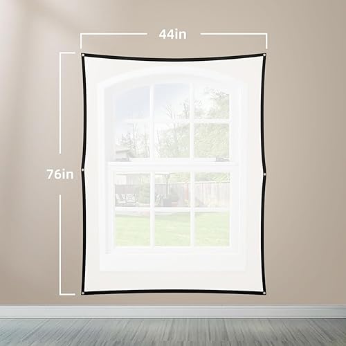 Miniatura 2 de Pantalla de proyección trasera holográfica de 44 x 76 pulgadas pantalla de proyector plegable para interiores y exteriores, decoración de ventana
