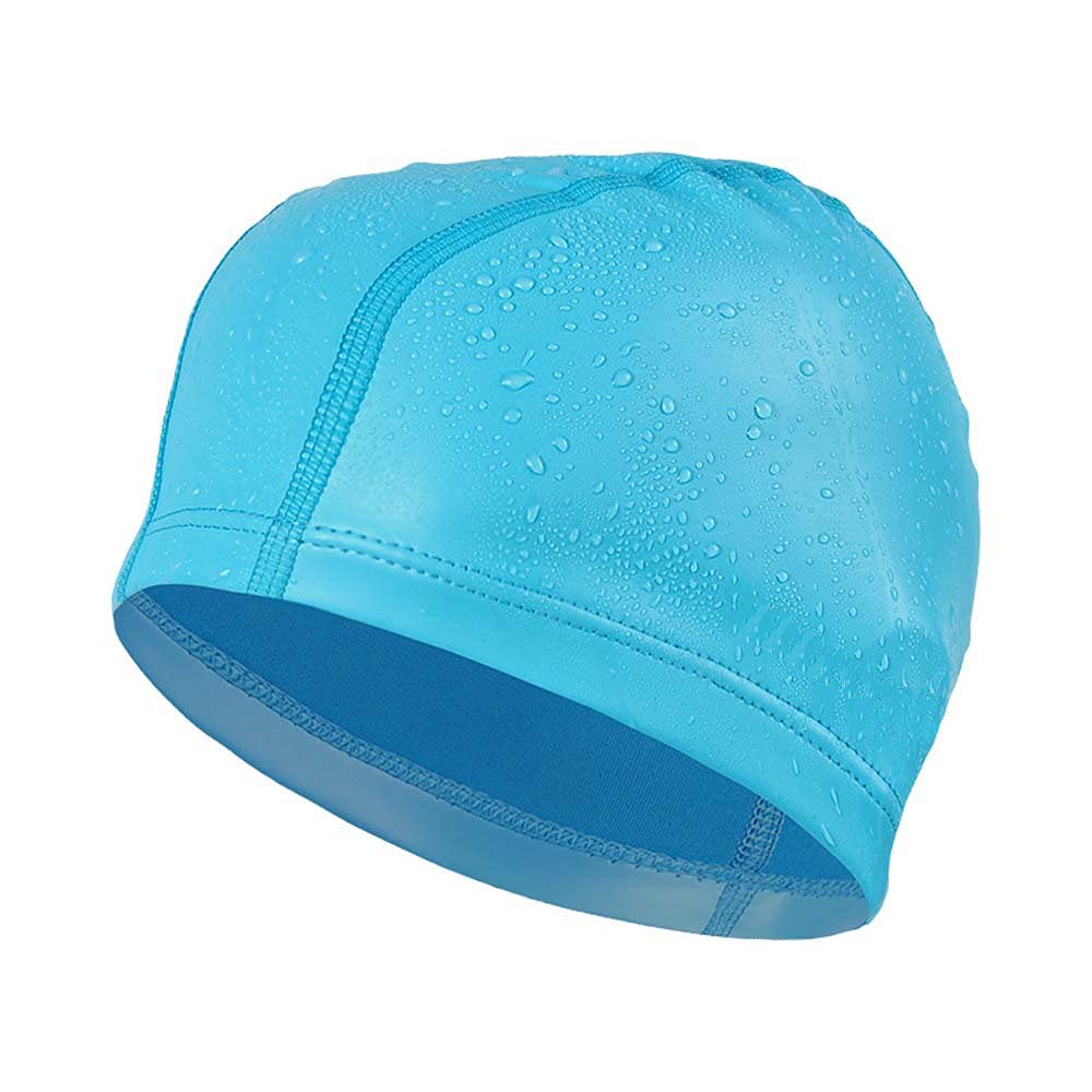 SHESHY Swimming Cap, Bathing Cap, Flexible Cap Swimming Hat, Nylon Spandex Fabric Cotton PU Fiber Swim Cap for Men Women Kids — image 1