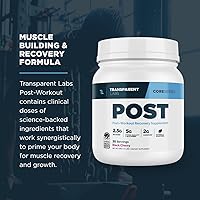 Vista 4 de Transparent Labs Constructor muscular de recuperación después del entrenamiento con L-glutamina, beta-alanina y betaína pura anhidra