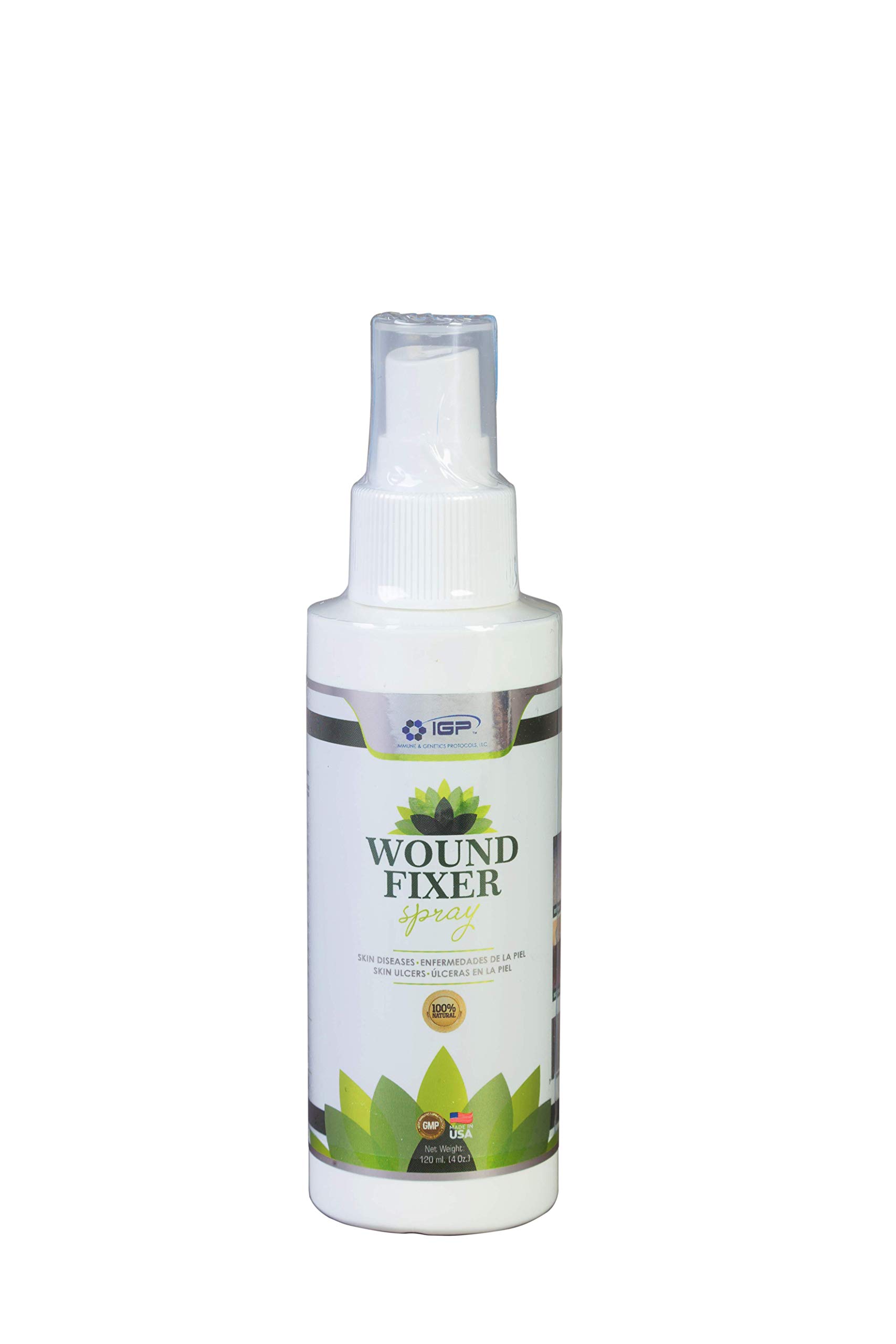 Wound Fixer. Skin Diseases, Skin Ulcers, Wounds, Burns and Many Other Skin Conditions. Spray 4oz