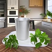 Vista 5 de EricX Light Candle Making Pouring Pot, 4 pounds, Dripless Pouring Spout & Heat-resisting Handle Designed Wax Melting Pot, Aluminum Construction