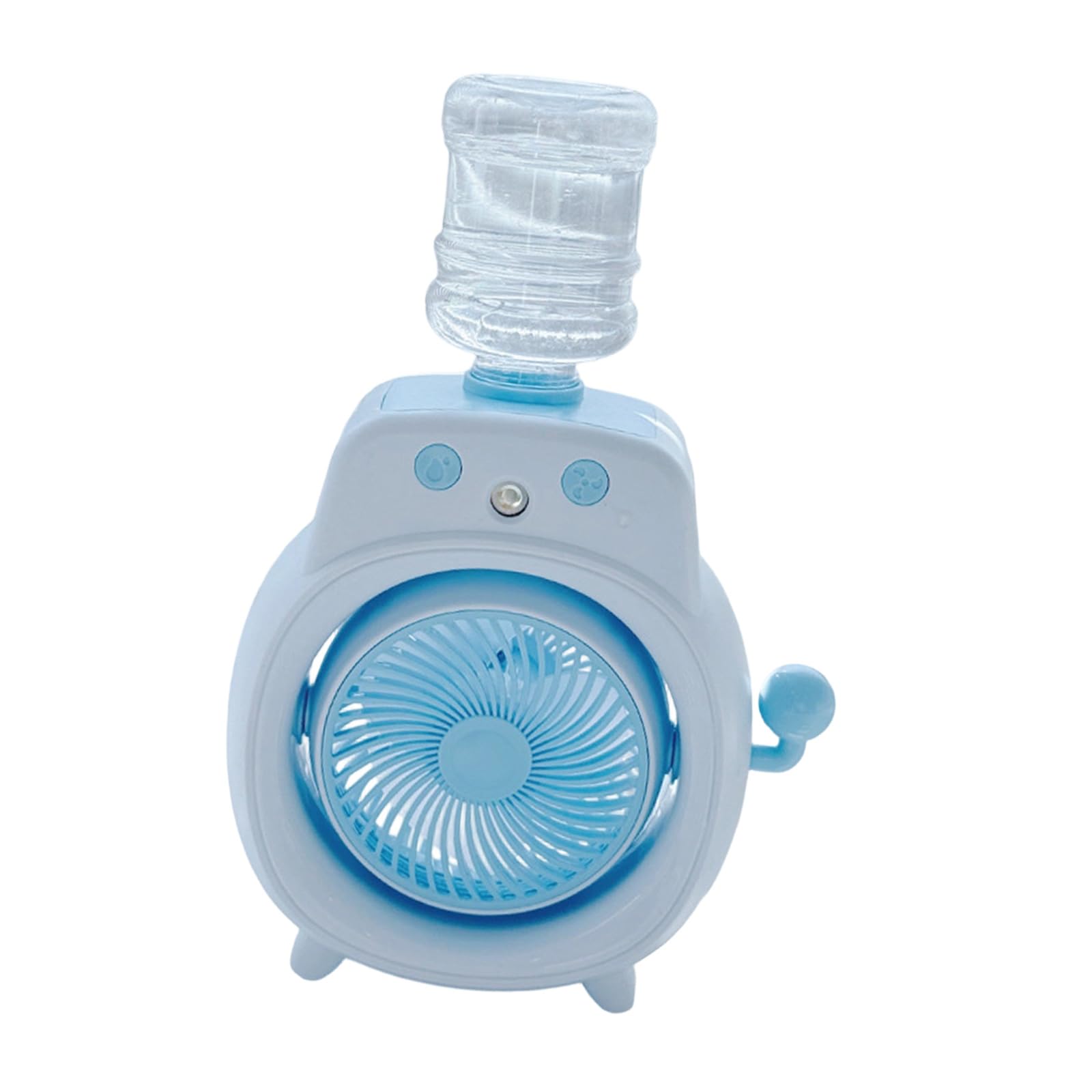 Tsophreniq Handheld Desktop Fan with Mists Function and 3 Adjustable Wind Speeds Quiet Operations Easy to Clean Suitable for Home Plastics Body
