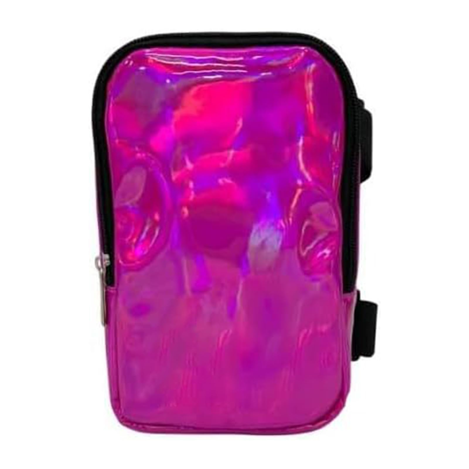 Women's Holographic Thigh Bag,Leg Harness Outdoor Waist Pouchï¼ŒAdjustables Straps Waist Pouch,Hiking Travel Fanny Pack Dark Magenta