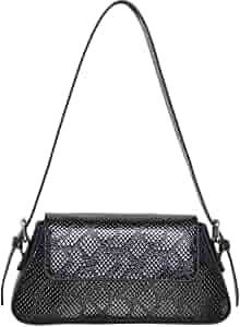 Motleader Silver Metallic Evening Bag for Women Y2K Silver